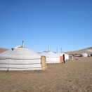 In November 2008, Crown Prince Kronprins visited Mongolia as goodwill ambassador for the UNDP. Nomad camp in Khentii, Mongolia. For editorial use only - not for sale. Photo D. Rentsendorj, MONTSAME news agency. Picture size: 2592 x 1944 px, 1,28 Mb.
